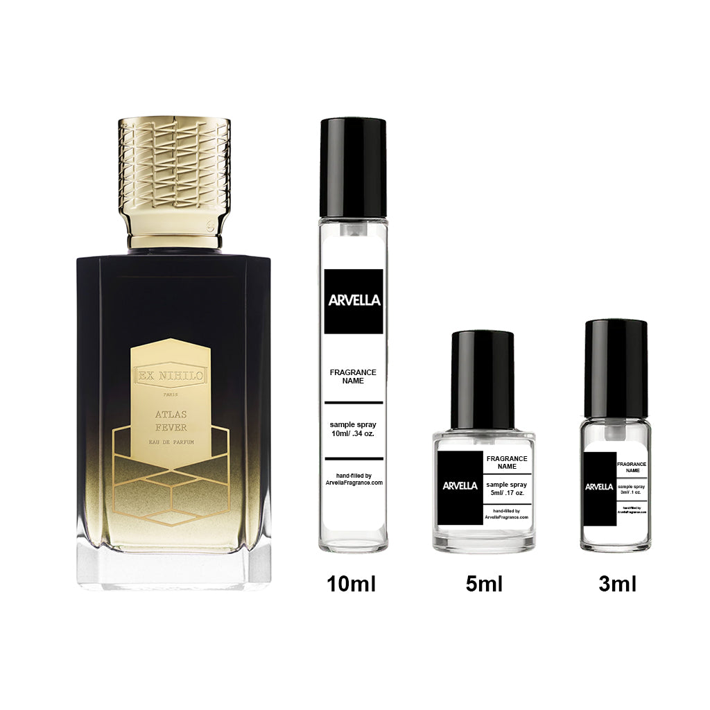 Ex Nihilo Atlas Fever Sample 3ml Spray - Arvella Fragrance